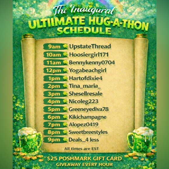 The Ultimate Hug-A-Thon 03/15 | $5 Starts - Picture 2 of 2